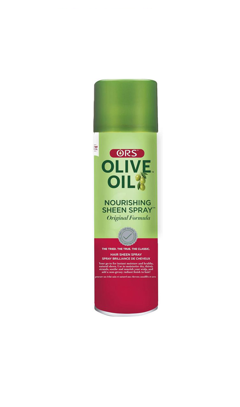 اسپری براق‌کننده و آبرسان مو او آر اس مدل Olive Oil Nourishing Sheen