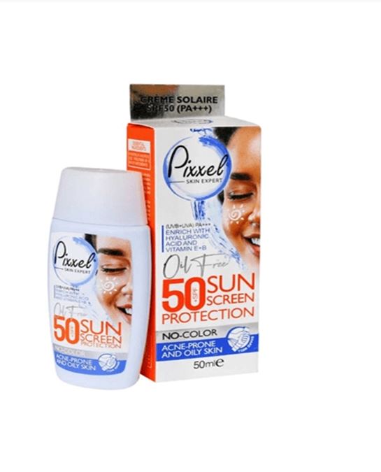کرم ضد آفتاب پیکسل مناسب پوست چرب  50 میلی لیتر SPF50 بدون رنگ