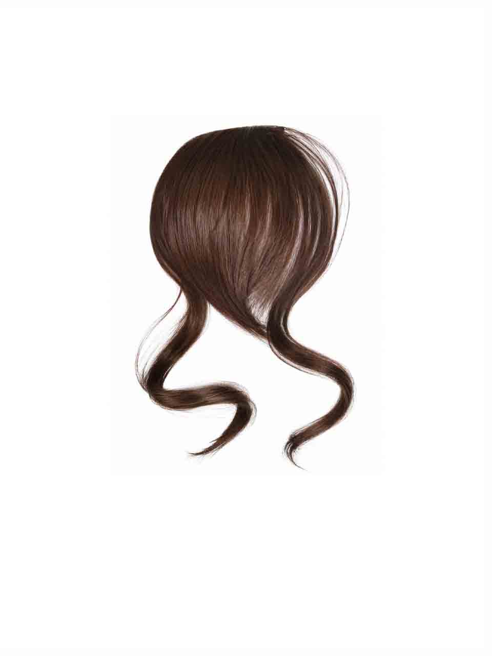اکستنشن موی مصنوعی چتری رنگ شکلاتی  با الیاف طبیعی کد 8