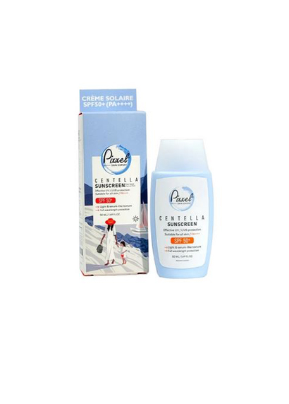 کرم ضد آفتاب بی‌ رنگ  سنتلا Centella با SPF50 حجم 50 میلی لیتر