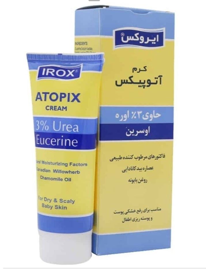 کرم ایروکس آتوپیکس مرطوب کننده و آبرسان طبیعی پوست حاوی اوسرین و روغن بابونه