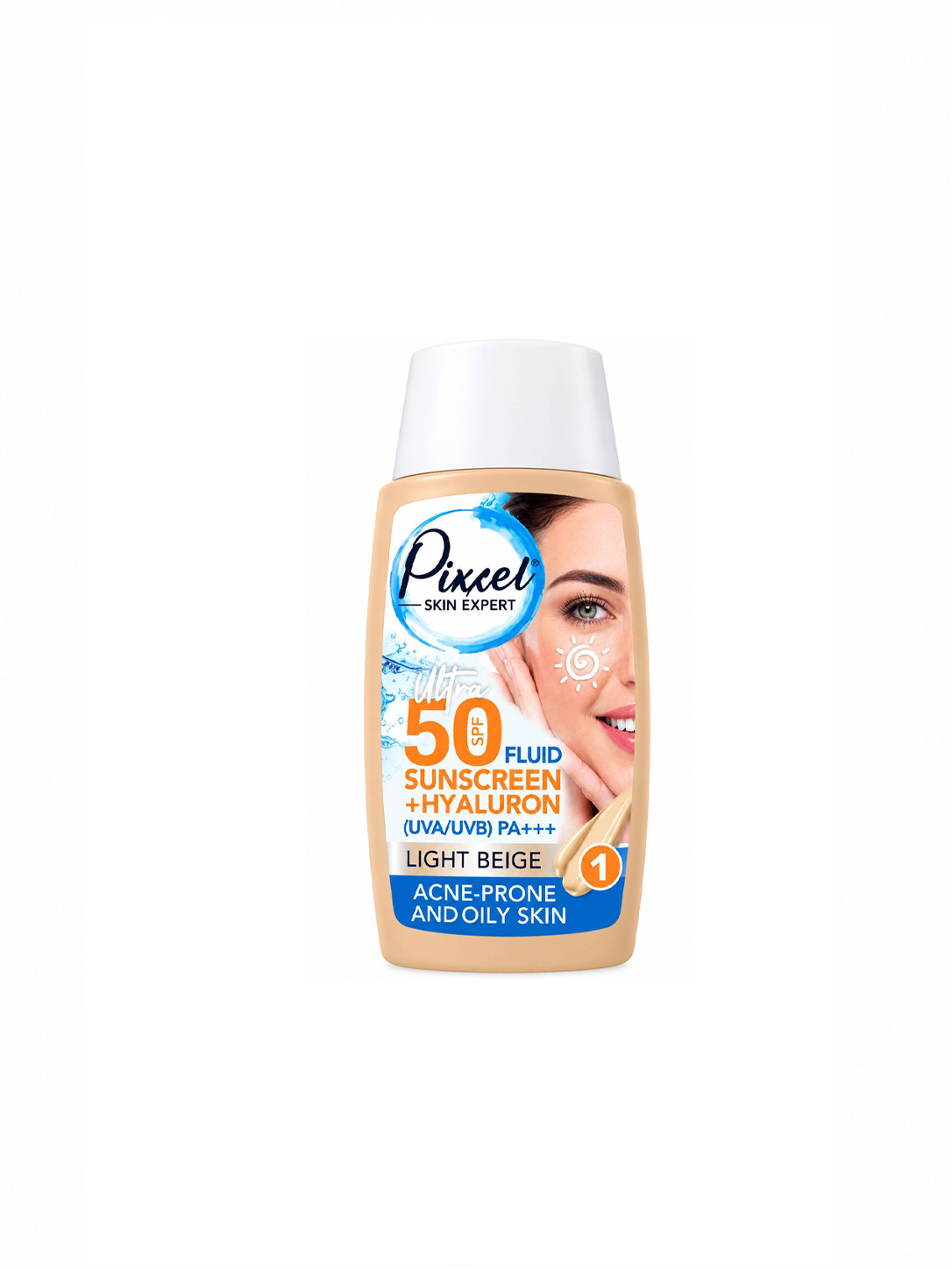 ضد آفتاب رنگی پیکسل با Spf50 مناسب پوست چرب و جوش دار حجم 50 میلی لیتر در 2 تنوع رنگی