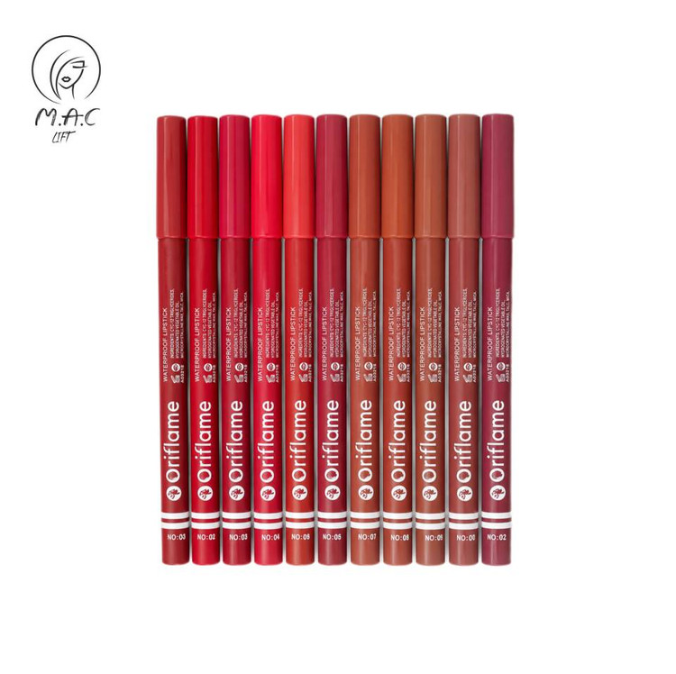 پک 12 عددی رژلب مدادی اوریفلیم Oriflame