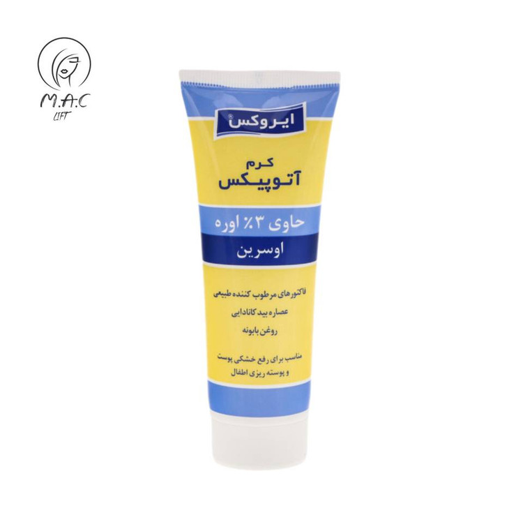 کرم ایروکس آتوپیکس مرطوب کننده و آبرسان طبیعی پوست حاوی اوسرین و روغن بابونه