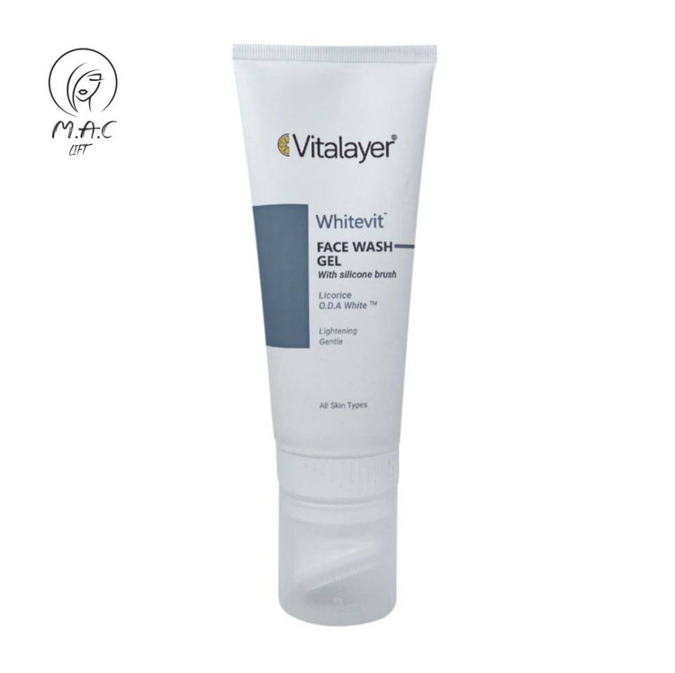 ژل شستشو صورت ویتالیر مدل وایت ویت Whitevit حجم 200 میلی لیتر