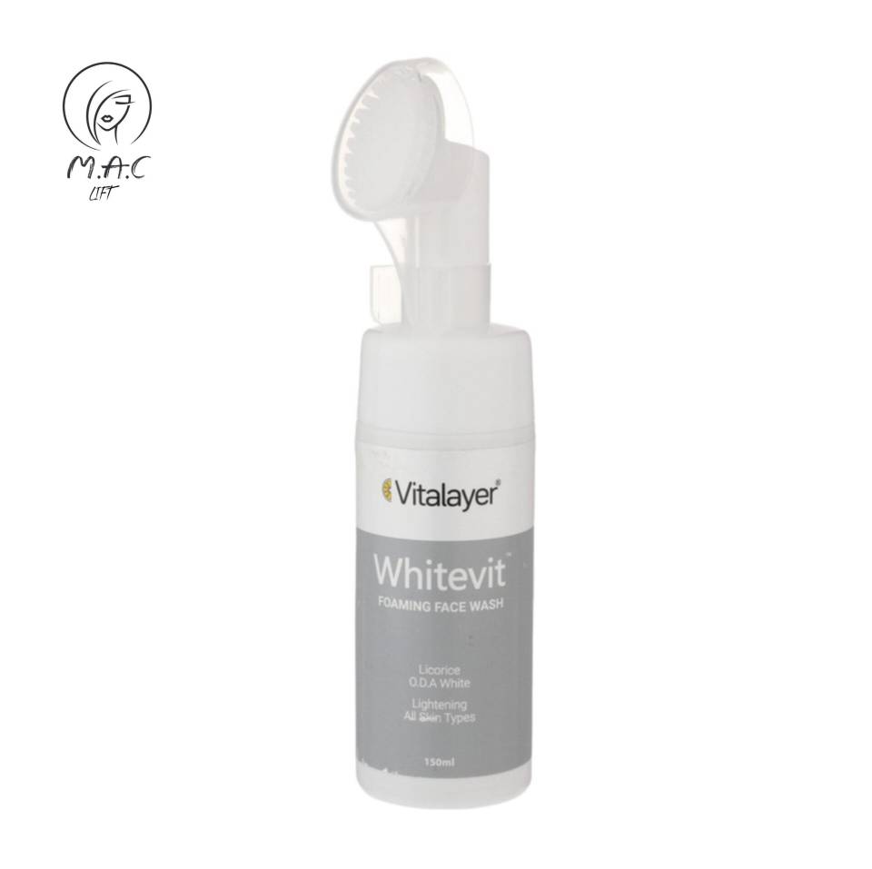 فوم شستشوی صورت ویتالیر مدل وایت ویت Whitevit ویتالیر 200میل