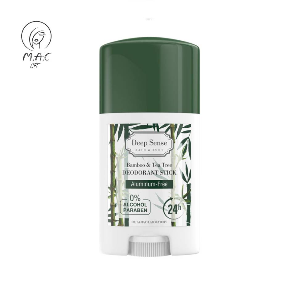 استیک دئودورانت دیپ سنس مدل بامبو و درخت چای Bamboo & Tea tree حجم 40 گرم