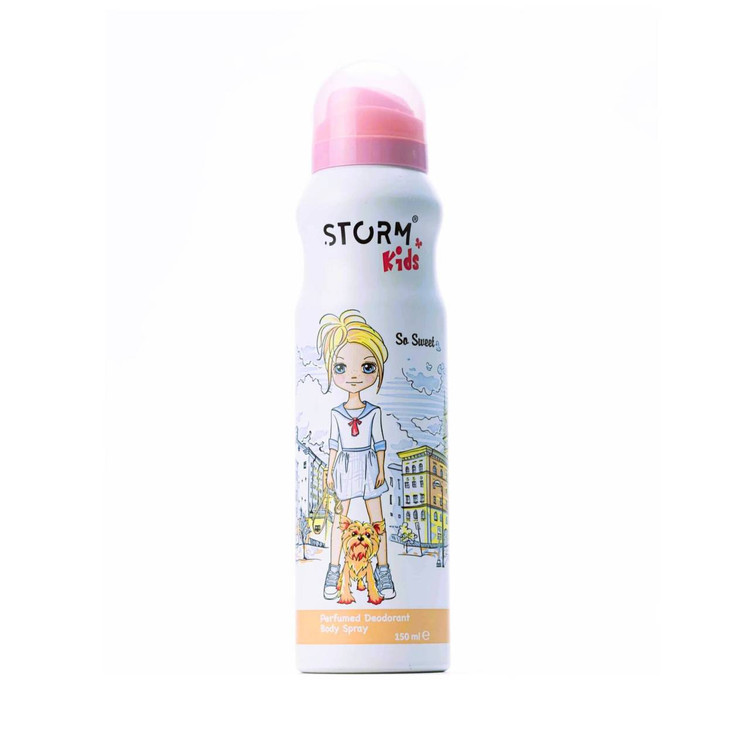 اسپری بدن بچگانه استورم در 4 تنوع حجم 150 میل Storm Kids (باضمانت اصل و اورجینال)