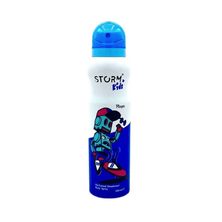 اسپری بدن بچگانه استورم در 4 تنوع حجم 150 میل Storm Kids (باضمانت اصل و اورجینال)
