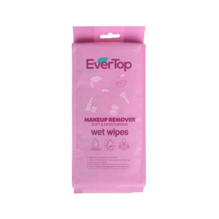 دستمال مرطوب آرایشی اورتاپ Evertop مدل جیبی دونه ای