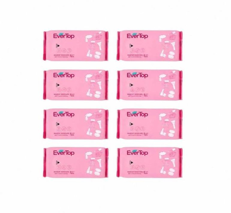 دستمال مرطوب آرایشی اورتاپ Evertop مدل جیبی دونه ای